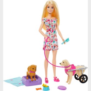 Barbie - Walk And Wheel Kledyr Dukke Legest