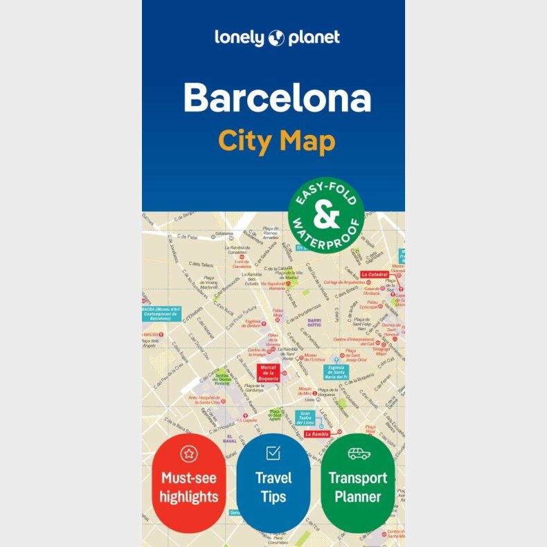 Barcelona City Map - Lonely Planet  - English book