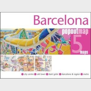 Barcelona Popout Map - Popout Map - English Book