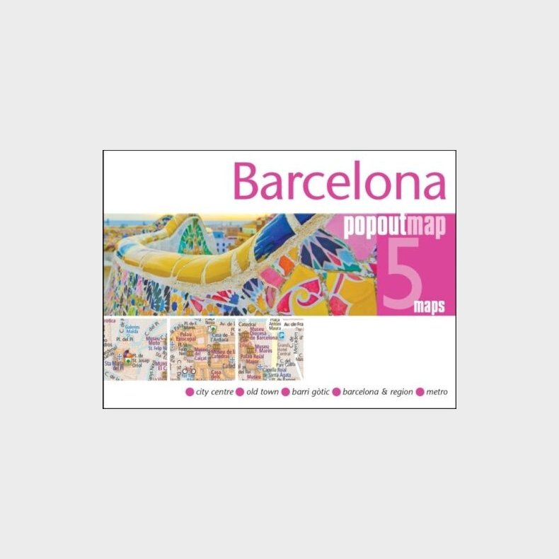 Barcelona Popout Map - Popout Map - English Book