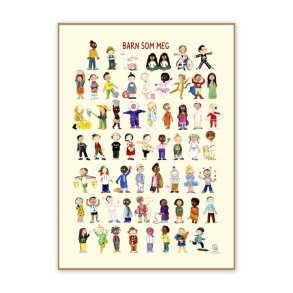 CIHA | Plakat 50 x 70 cm - Brn som mig Norsk