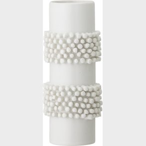 Bloomingville - Barrit Vase - Hvid - Stentj - 20,5 Cm