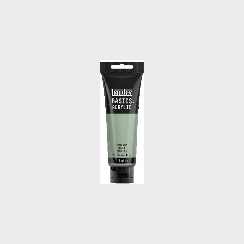 Liquitex - Basics Acrylic - Akrylmaling - Green Grey 118 Ml