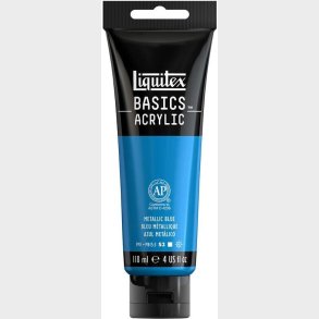 Liquitex - Basics Acrylic - Akrylmaling - Metallic Blue 118 Ml