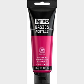 Liquitex - Basics Acrylic - Akrylmaling - Metallic Magenta 118 Ml