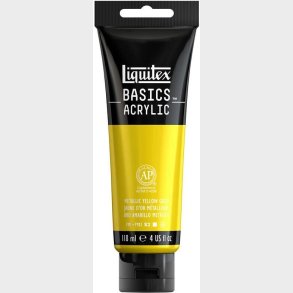 Liquitex - Basics Acrylic - Akrylmaling - Metallic Yellow Gold 118 Ml