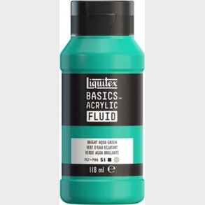 Liquitex - Basics Fluid Akrylmaling - Bright Aqua Green 118 Ml