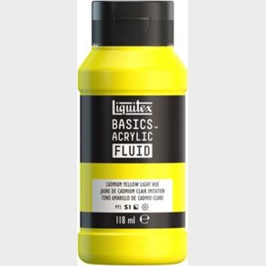 Liquitex - Basics Akrylmaling - Cadmium Yellow Light Hue 118 Ml