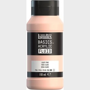 Liquitex - Basics Fluid Akrylmaling - Light Pink 118 Ml