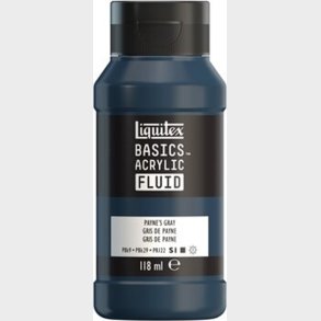 Liquitex - Basics Fluid Akrylmaling - Paynes Grey 118 Ml