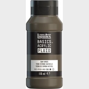 Liquitex - Basics Fluid Akrylmaling - Raw Umber 118 Ml