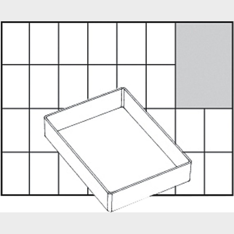 Basisindsats - Nr. A71 Low - H 24 Mm - Str. 109x79 Mm - 1 Stk.
