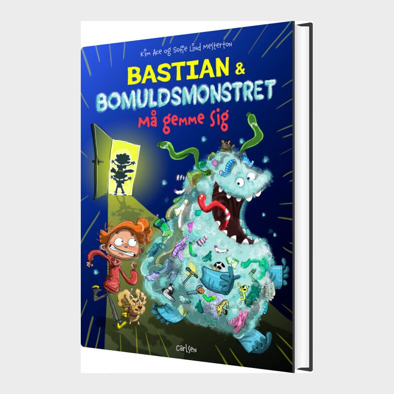 Bastian Og Bomuldsmonstret - M� Gemme Sig! - Kim Ace - Bog