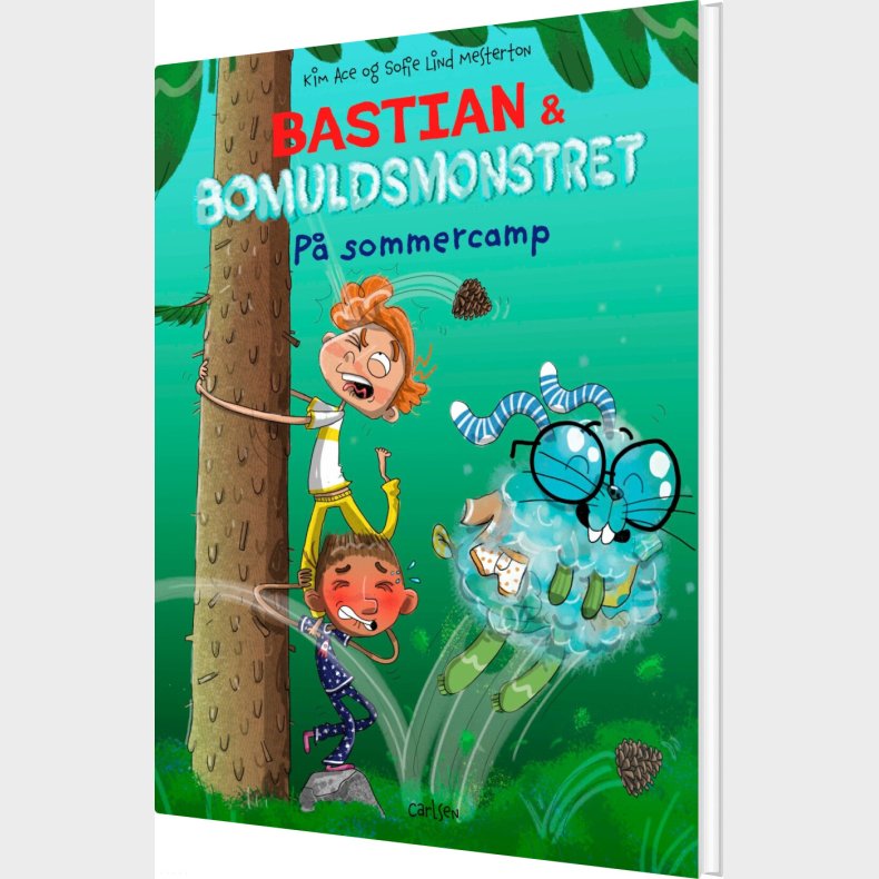 Bastian Og Bomuldsmonstret - P Sommercamp - Kim Ace - Bog
