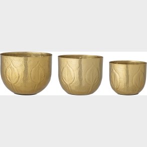 Creative Collection - Bati Urtepotteskjuler - Brass - Jern - 3 Stk