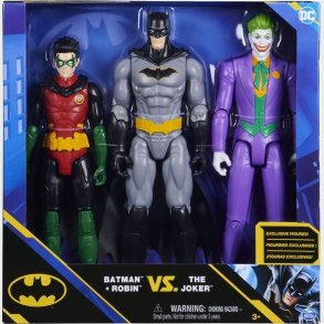 Batman - Dc Batman + Robin Vs. The Joker - 3 Figurer - 30 Cm