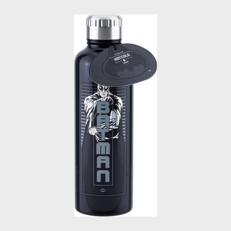 Batman - Drikkedunk I Metal - Sort - 470 Ml