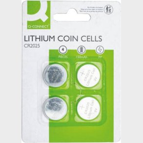 Batteri Knapcelle Cr2025 - 4 Stk
