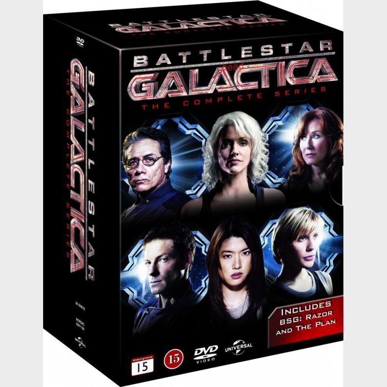 Battlestar Galactica Box - Den Komplette Serie - DVD - Tv-serie