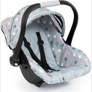 Bayer - Dukke Autostol Med Kaleche - Deluxe - Gr Med Stjerner