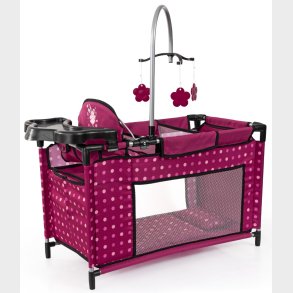 Bayer Design Dukke Multiseng med tilbehr, Pink