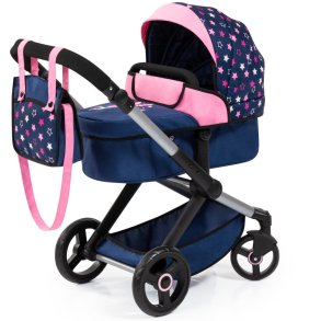 Bayer Design Kombi Dukkevogn XEO, bl/pink