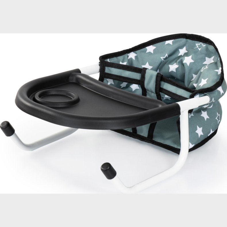 Dukkestol Til Bord - Grn Med Stjerner - Bayer