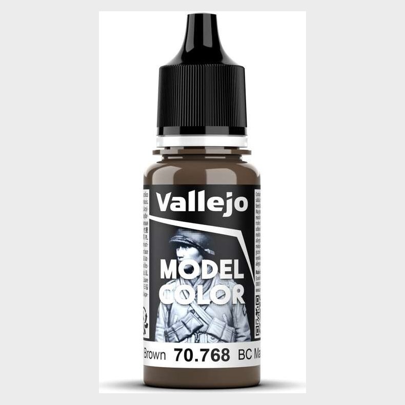 Vallejo - Model Color - Bc Dark Brown Mat - 18 Ml - 70768