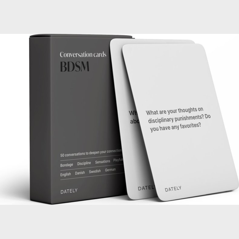 Bdsm - Dately Samtalekort - Bog