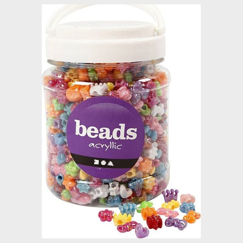 Akrylperler I Figurmix - 1100 Stk.