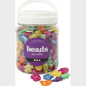 Akrylperler I Figurmix - Ca. 220 Stk.