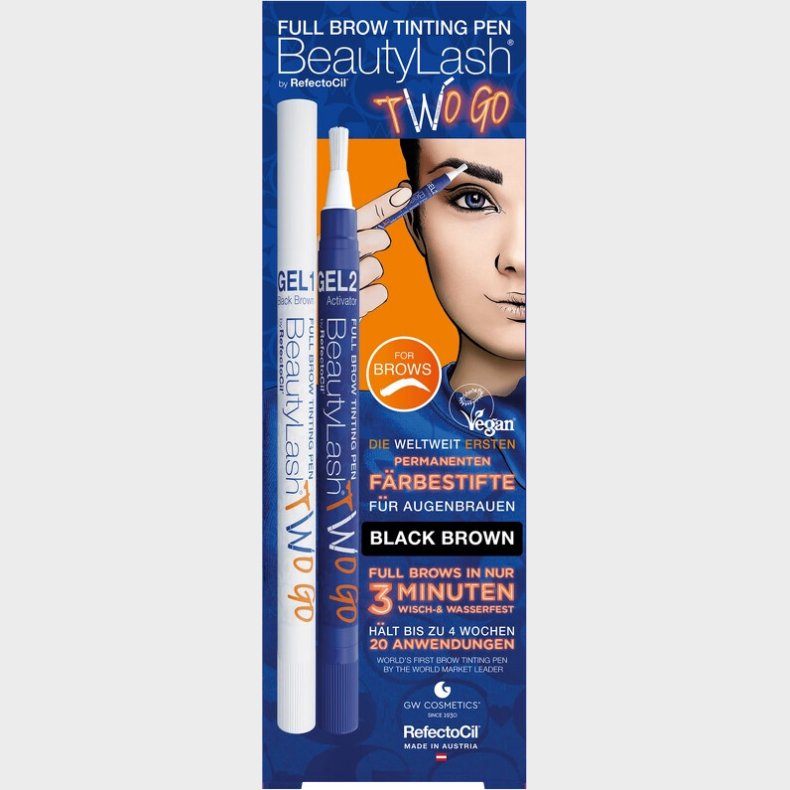 Beautylash By Refectocil Two Go - Black Brown