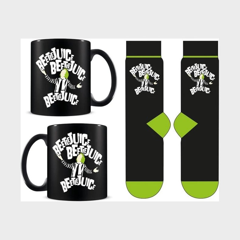 Beetlejuice Mug & Sock Set