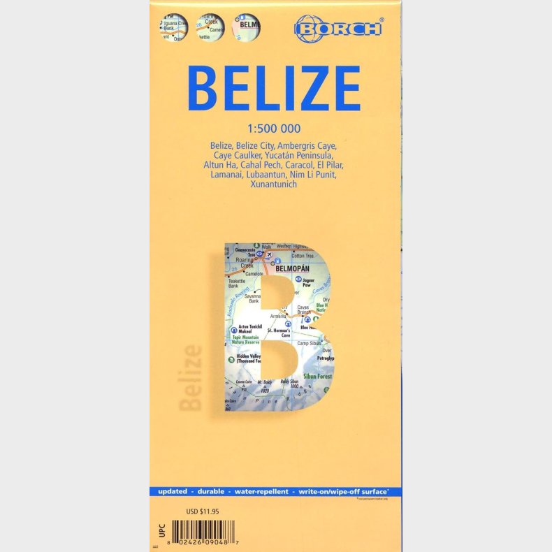Belize - Borch Maps  - English book