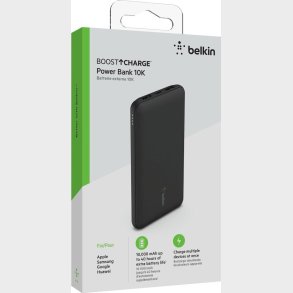Belkin - Powerbank M/usb-c 10.000 Mah 15w, Sort