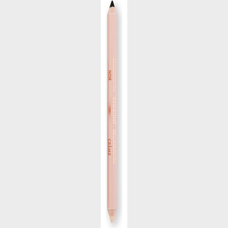 Bellamianta - Deuxline 2 In 1 Eyeliner Pencil - Cream And Black - 1.6g