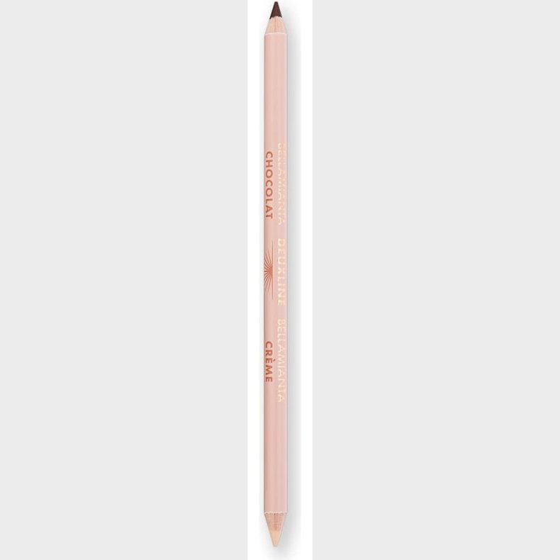 Bellamianta - Deuxline 2 In 1 Eyeliner Pencil - Cream And Brown - 1.6g