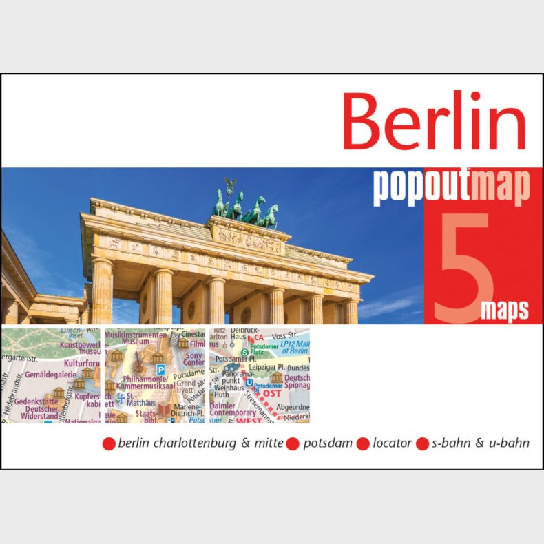 Berlin Popout Maps - Popout Map - English Book