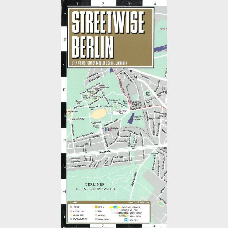 Berlin Streetwise Map - English book