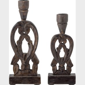 Creative Collection - Bernie Lysestage - Brun - Mango Tr - 2 Stk