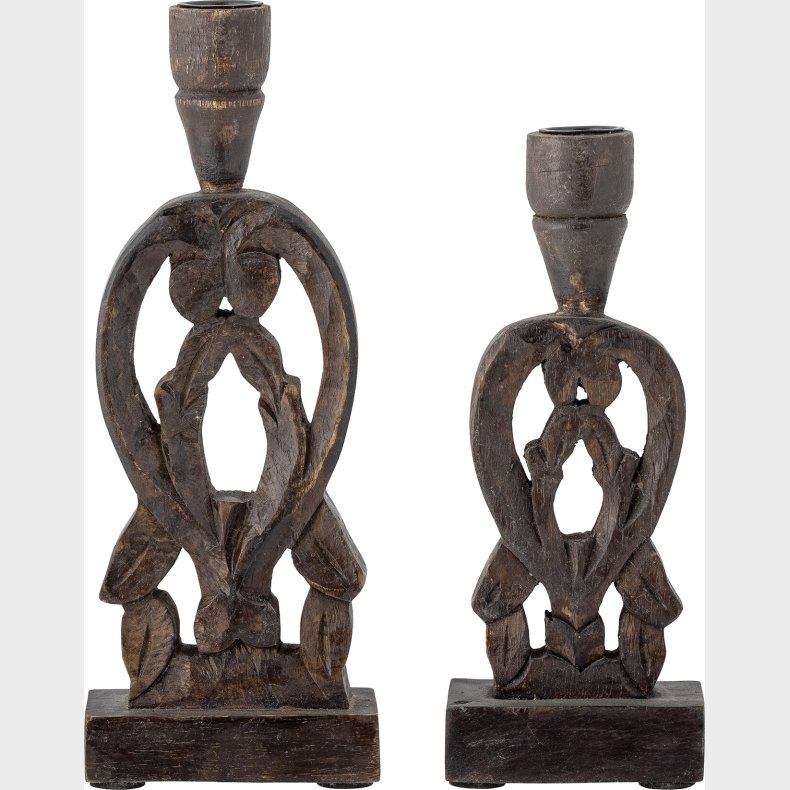 Creative Collection - Bernie Lysestage - Brun - Mango Tr - 2 Stk