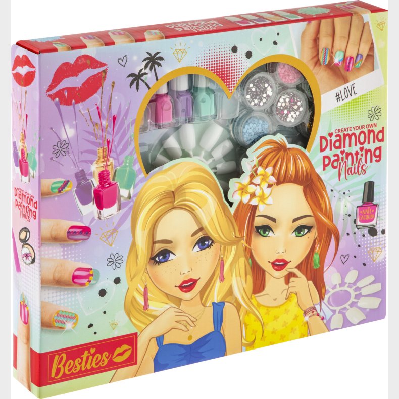 Neglest Til Brn - Diamond Painting Nails - Besties