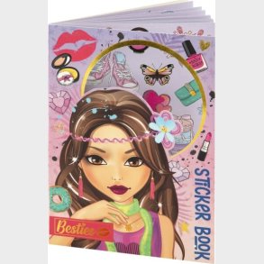 Besties Sticker Book A5 Foil - Lilla - Bog