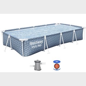Bestway  Steel Pro Frame Pool 366 x 201 x 66 cm Pool m/pumpe