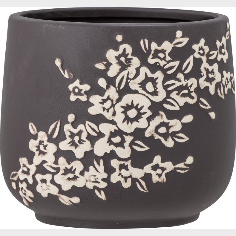 Bloomingville - Betino Urtepotteskjuler - Brun - Stentj Keramik