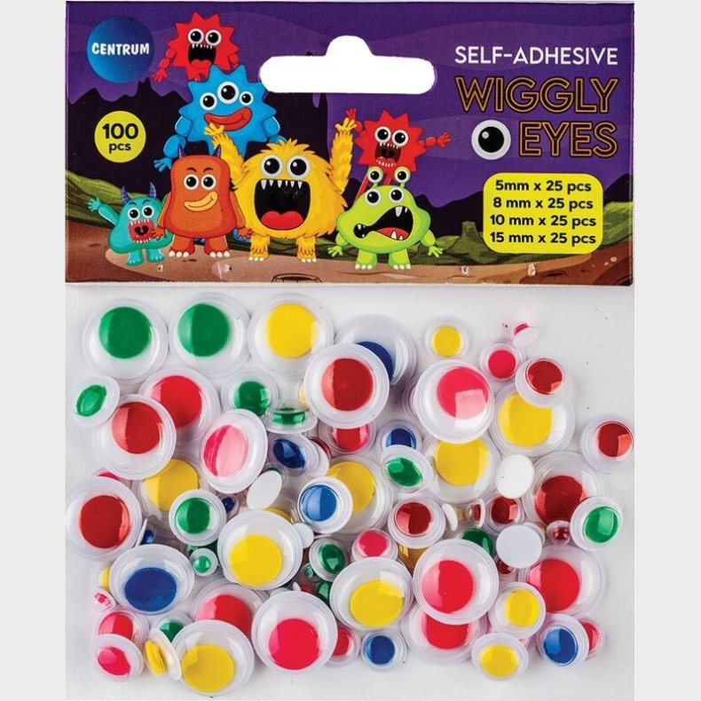 Bevgelige jne 100 Stk Assorterede Strrelser - Centrum