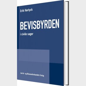 Bevisbyrden - Erik H�rlyck - Bog