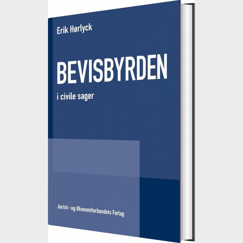 Bevisbyrden - Erik H�rlyck - Bog
