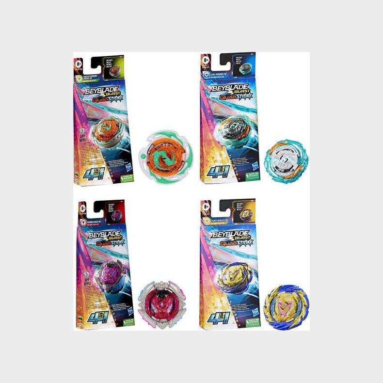 Beyblade - Burst Quadstrike - Spinning Top - Assorteret