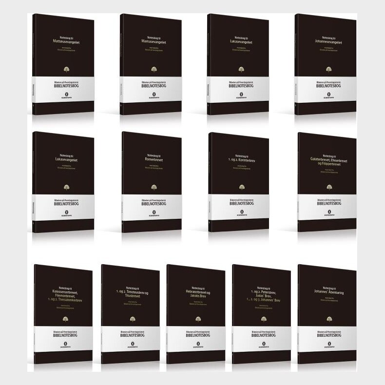 Bibelnotesb�ger - Samlet S�t Med 13 B�ger - Bog